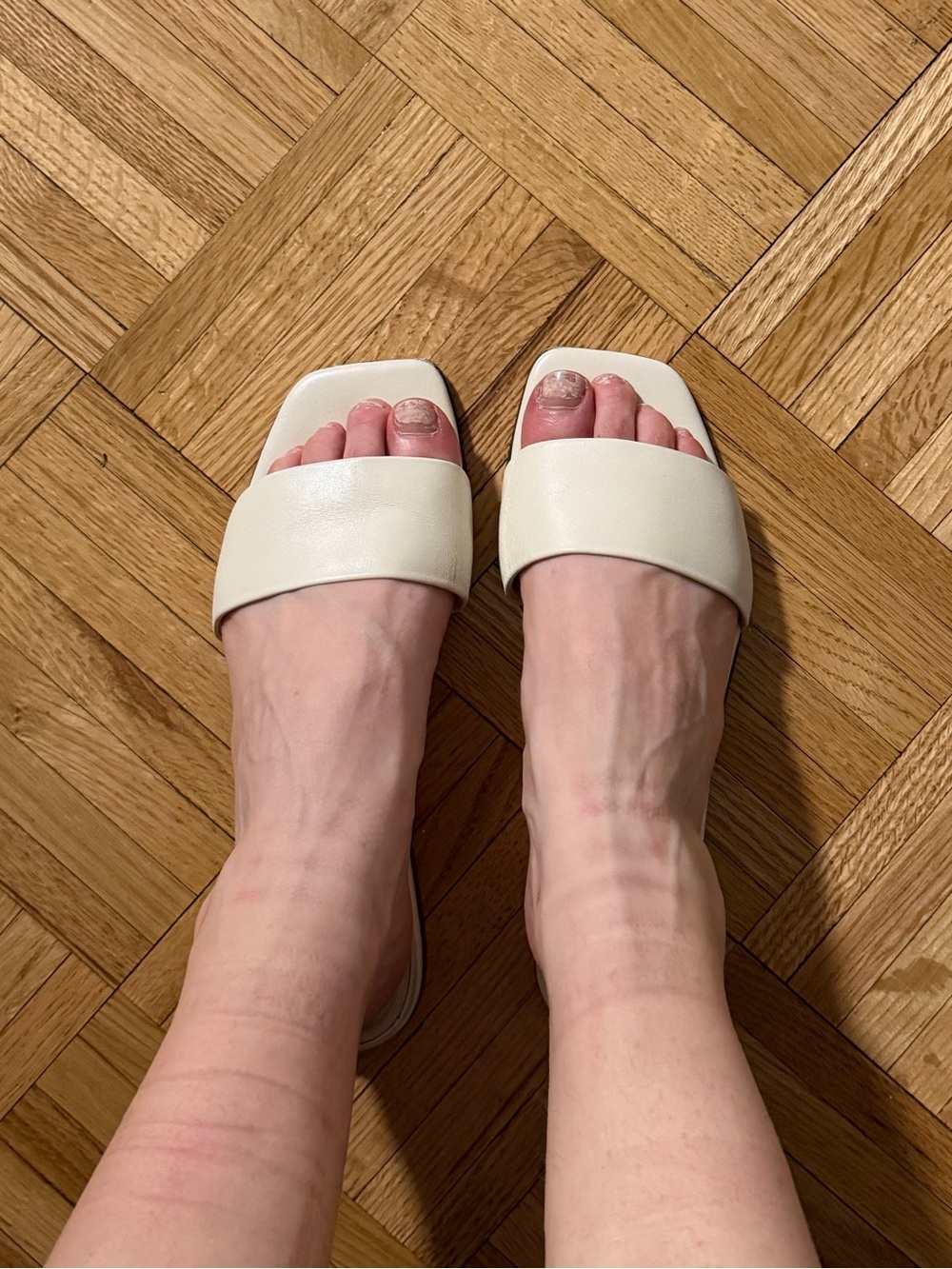 White Sandal Slides / Everyday or Going out